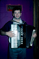 Image of Bosnian accordian player