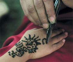 Image of Mehandhi or henna