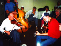 Image of Musicians jamming with Al Murphy