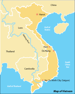 Image of Map of Vietnam